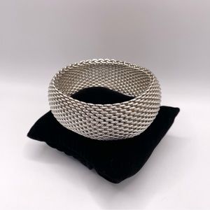Vintage Tiffany & Co. Somerset Wide Mesh Bracelet